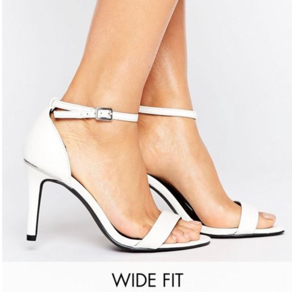 White Heeled Sandal